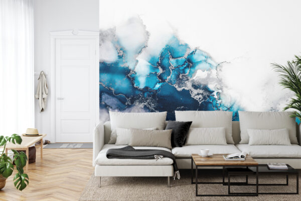 Fototapeta Marble Ink Abstract Art From Exquisite Original Painting For Abstract Background . Painting Was Painted Pattern Of Ombre Alcohol Ink . - aranżacja mieszkania