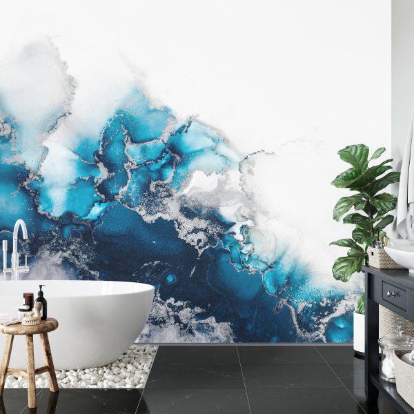 Fototapeta Marble Ink Abstract Art From Exquisite Original Painting For Abstract Background . Painting Was Painted Pattern Of Ombre Alcohol Ink . - aranżacja salon