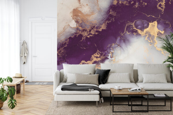 Fototapeta Marble Ink Abstract Art From Exquisite Original Painting For Abstract Background . Painting Was Painted Pattern Of Ombre Alcohol Ink . - aranżacja mieszkania